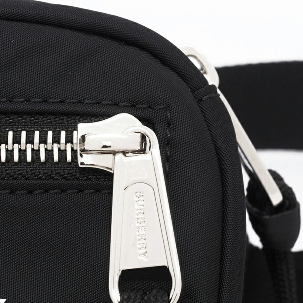 Burberry Body Bum Crossbody Belt Bag Waist Clutch Logo Cannon Bum Black White - Picture 4 of 6
